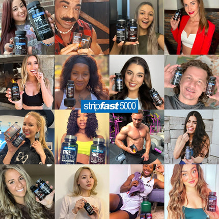 stripfast5000 Fire Bullets with K-CYTRO for Women and Men | Pre-Workout Energy
