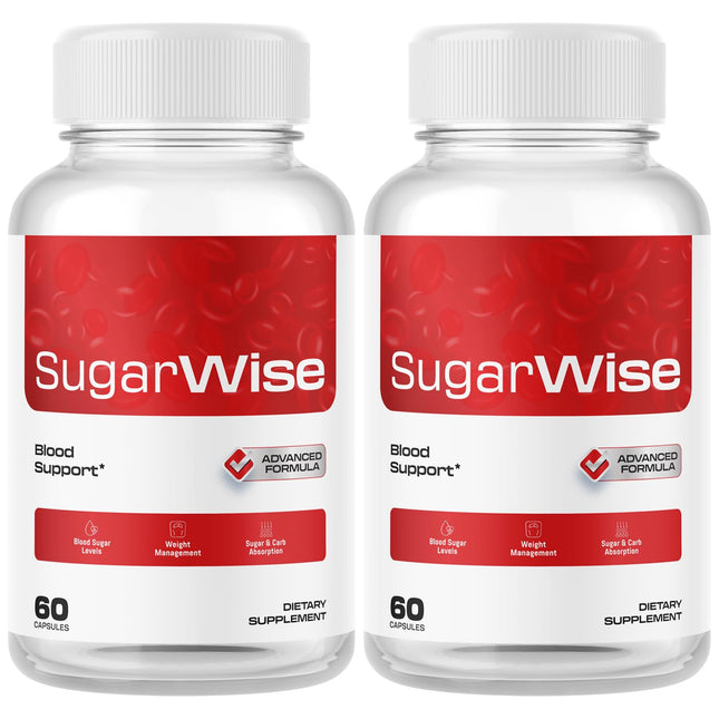 SugarWise 2-Pack Capsules - Official Support Pills & Premium Formula