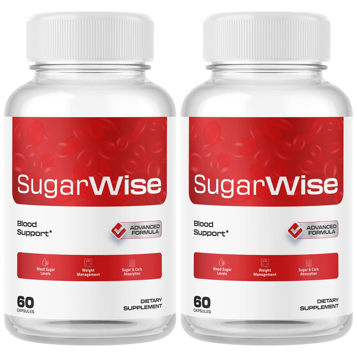 SugarWise 2-Pack Capsules - Official Support Pills & Premium Formula