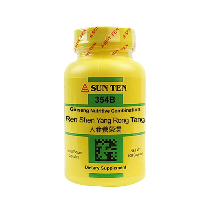 Sun Ten - Ginseng Nutritive Combination Capsules / Ren Shen Yang Rong Tang / 人參養榮湯