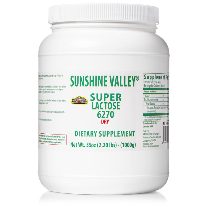 Sunshine Valley Super Lactose Dry Powder – Natural Sweetener & Baking Enhancer (35 oz)