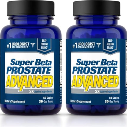 Super Beta Prostate Advanced: Prostate Support with Beta Sitosterol (2-Pack)