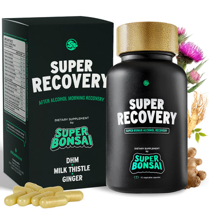 SuperBonsai Super Recovery Capsules – All-Natural Post-Celebration & Morning Relief (14 Servings)