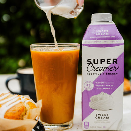 SUPER COFFEE Creamer | SugarFree Vanilla | 6 Pack | 0g Sugar, 2g Protein, 15 Calories | Keto Coffee Creamer