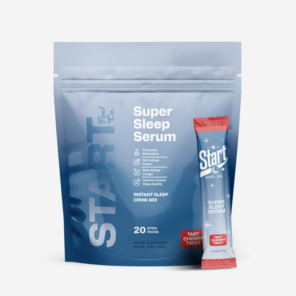 Super Sleep Serum Tart Cherry Twist – 20 Stick Packs | Natural Sleep Support