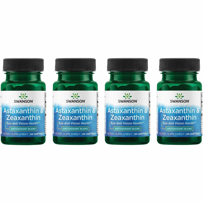Swanson Astaxanthin & Zeaxanthin Eye Health – 60 Softgels
