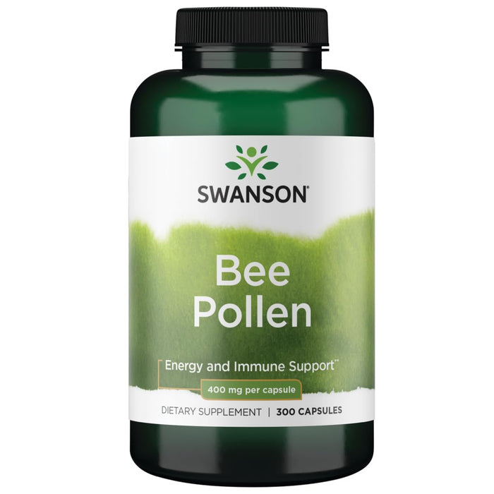 Swanson Bee Pollen 400 Milligrams - 300 Capsules