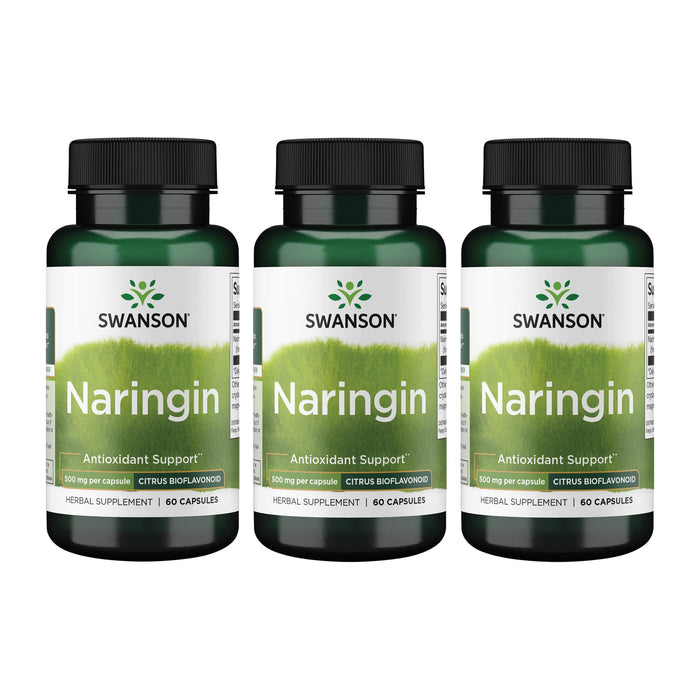 Swanson Naringin 500 mg – 60 Capsules (3 Pack)
