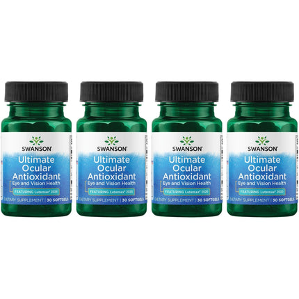 Swanson Ultimate Ocular Antioxidant with Lutemax 2020 – 30 Softgels (4 Pack)