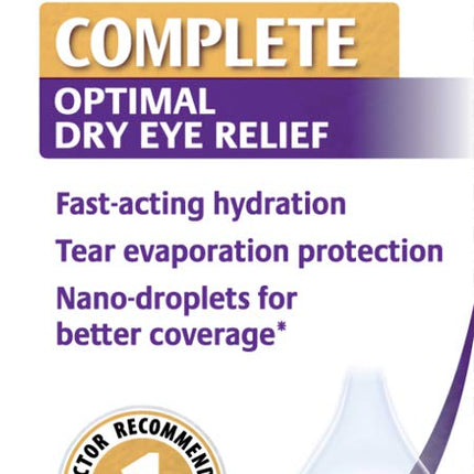 Systane Complete Lubricant Eye Drops 10 ml | Fast Hydration & Dry Eye Relief