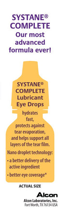 Systane Complete Lubricant Eye Drops Twin Pack — Fast Hydration & Long-Lasting Relief