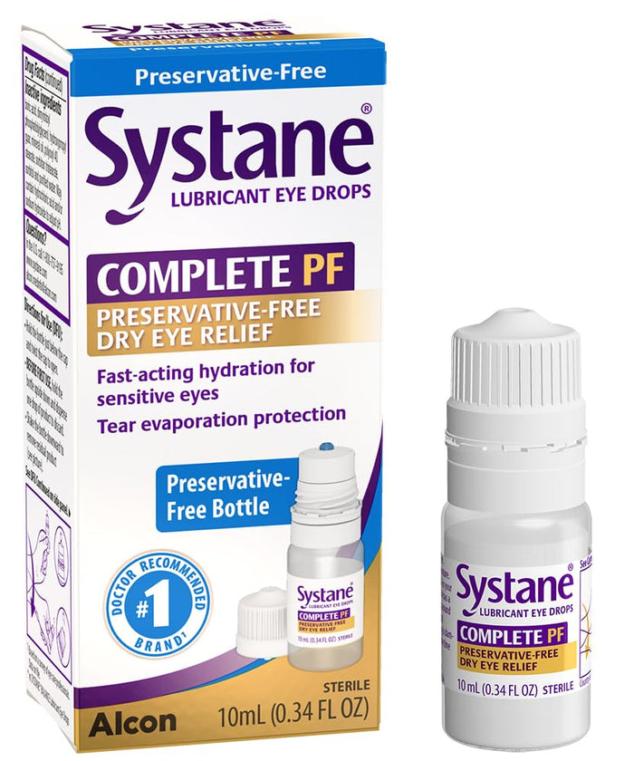 Systane COMPLETE PF Multi-Dose Preservative Free Dry Eye Drops 10ml