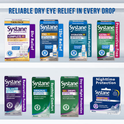 Systane COMPLETE PF Multi-Dose Preservative Free Dry Eye Drops 10ml