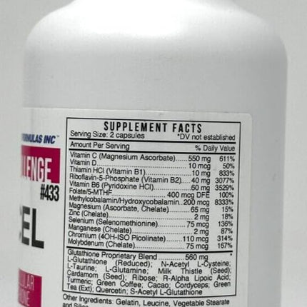 Systemic Formulas GCEL #433 – Master Antioxidant for Cellular Health