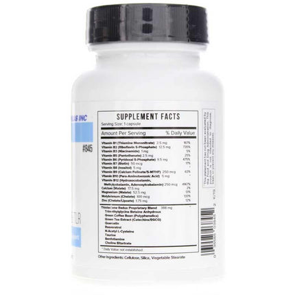 Systemic Formulas HomoCysteine TLR Redux Support – 60 Capsules | Biocell #845
