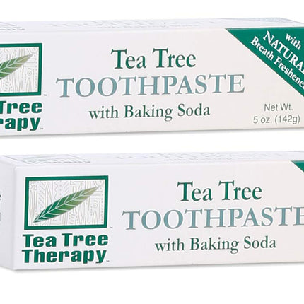 Tea Tree Therapy Toothpaste with Baking Soda 5 Oz – Pack of 2