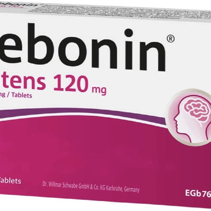 Tebonin EGB 761 (30 Tablets) – May Support Tinnitus, Vertigo, Circulation & Cognitive Function