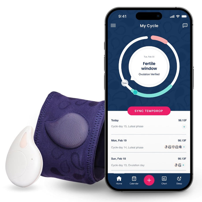 Tempdrop Wearable Ovulation Tracker — Sleep-Based BBT Monitor & Fertility App | TEMPDROP