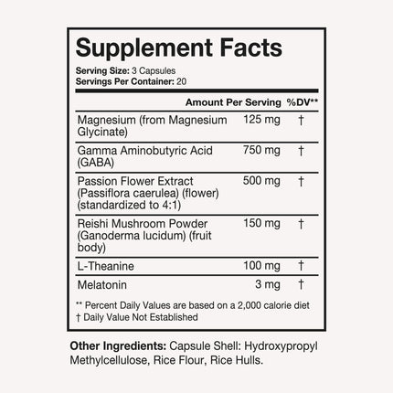 Terra Heath Essentials Fast Asleep | All-Natural Sleep Support, 30-Day Supply