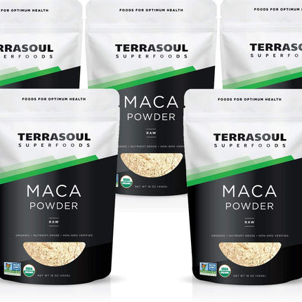 Terrasoul Superfoods Organic Raw Maca Powder, 5 Lbs - Premium Quality | to Support Increased Stamina & Energy