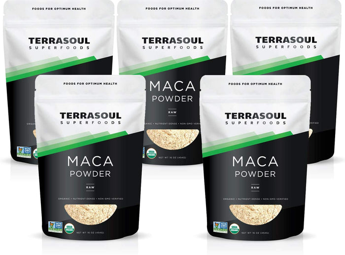 Terrasoul Superfoods Organic Raw Maca Powder, 5 Lbs - Premium Quality | to Support Increased Stamina & Energy