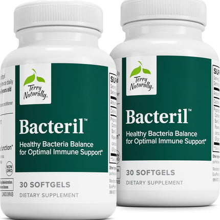 Terry Naturally Bacteril – Intestinal Support with Clove, Cinnamon, Thyme & Oregano (Pack of 2)