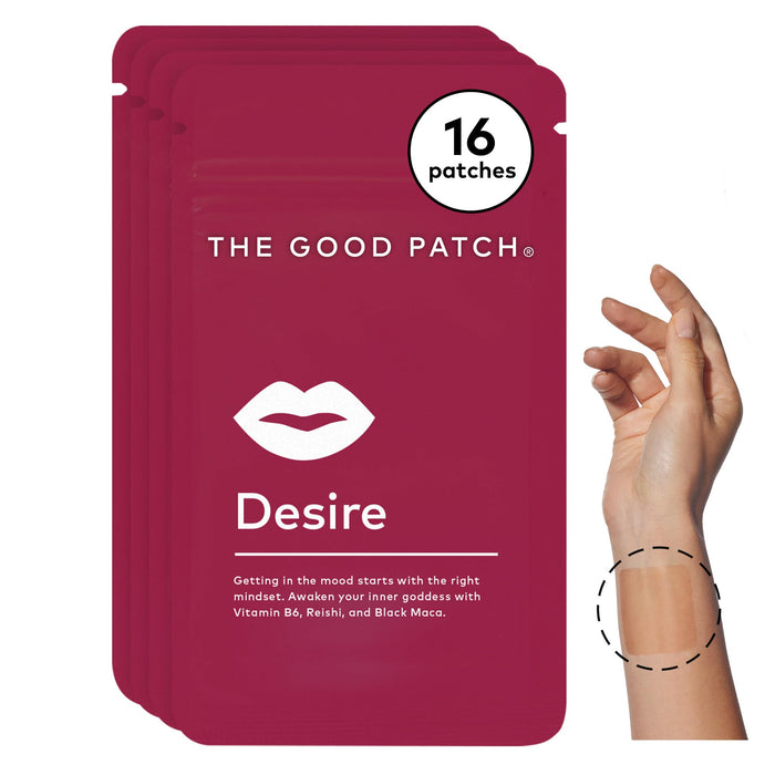 The Good Patch Desire Patches – Get in The Mood, Plant-Powered Wellness