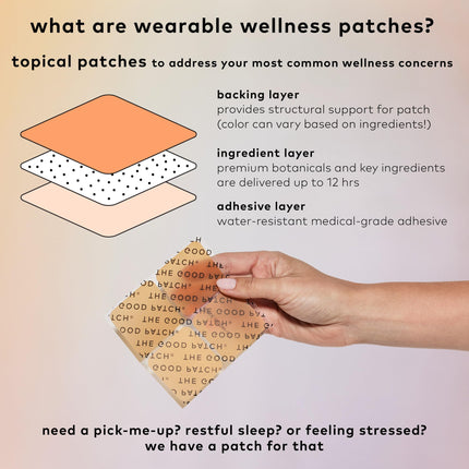 The Good Patch Plant Powered Sleep Support – Melatonin Dream Patch (16 Total Patches)