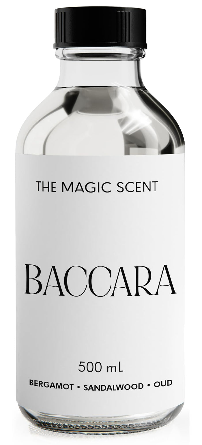 THE MAGIC SCENT Baccara Diffuser Oil – Hotel & Home Luxury Scents, 500 mL