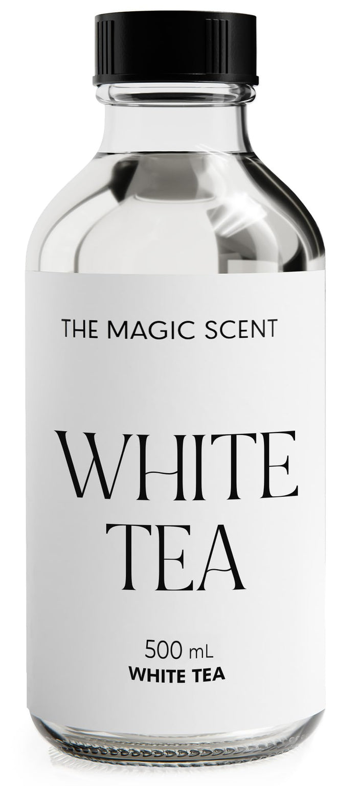 The Magic Scent White Tea Diffuser Oil | Hotel & Home Luxury Scents | 500 mL (16.9 fl oz)