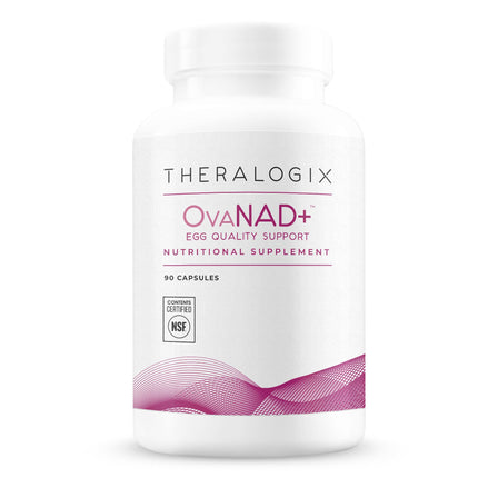 Theralogix OvaNAD+ Egg Quality Support | NR & Pterostilbene | 90-Count, 90-Day Supply