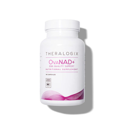 Theralogix OvaNAD+ Egg Quality Support | NR & Pterostilbene | 90-Count, 90-Day Supply