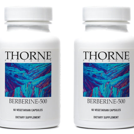 THORNE BERBERINE-500 (Pack of 2) – 60 Capsules Each