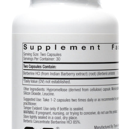 THORNE BERBERINE-500 (Pack of 2) – 60 Capsules Each