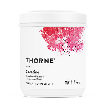 THORNE Creatine – Micronized Creatine Monohydrate Powder, Strawberry, 60 Servings | NSF Certified for Sport