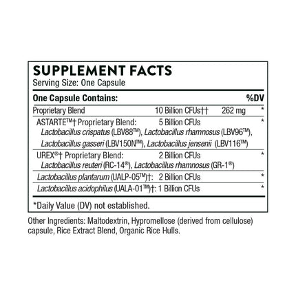 THORNE Womens Daily Probiotic - Shelf-Stable Probiotic for Everyday Immune, Cardiovascular & Metabolic Support - 30 Servings