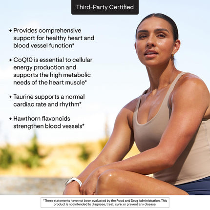 THORNE Heart Health Complex – CoQ10, Taurine & Hawthorn | 90 Capsules
