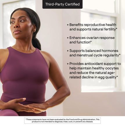 THORNE Ovarian Care – Inositol, CoQ10 & Polyphenols for Women’s Health – Mixed Berry, 7.55 oz, 60 Servings