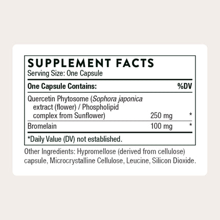 THORNE Quercetin Complex — Seasonal Allergy Support, 60 Capsules