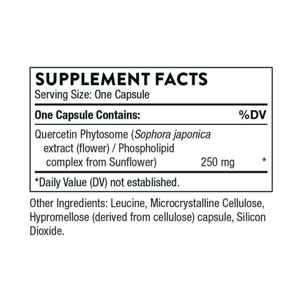 THORNE Quercetin Phytosome – Immune & Respiratory Support, Seasonal Allergy Relief | 60 Servings