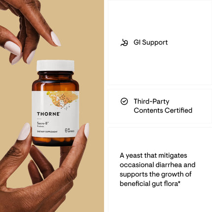 THORNE Sacro-B Probiotic – Gut Health, Immune Support & Gentle Constipation Relief