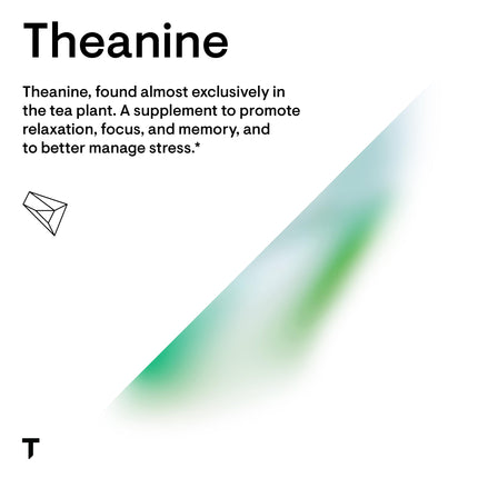 THORNE Theanine 200 mg | Supports Relaxation, Focus & Stress Response - 90 Capsules