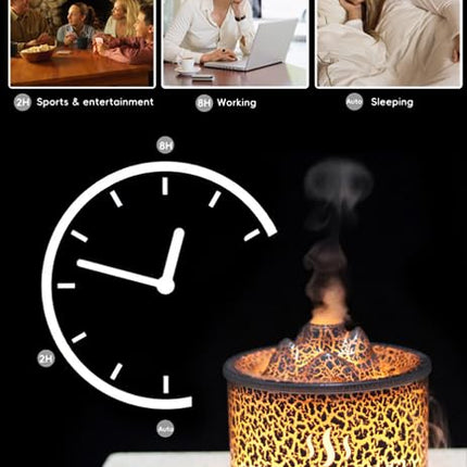 Thoughtalk 3in1 260ml Night Light Diffuser – Aromatherapy, Humidifier & Mood Light (2/8H)