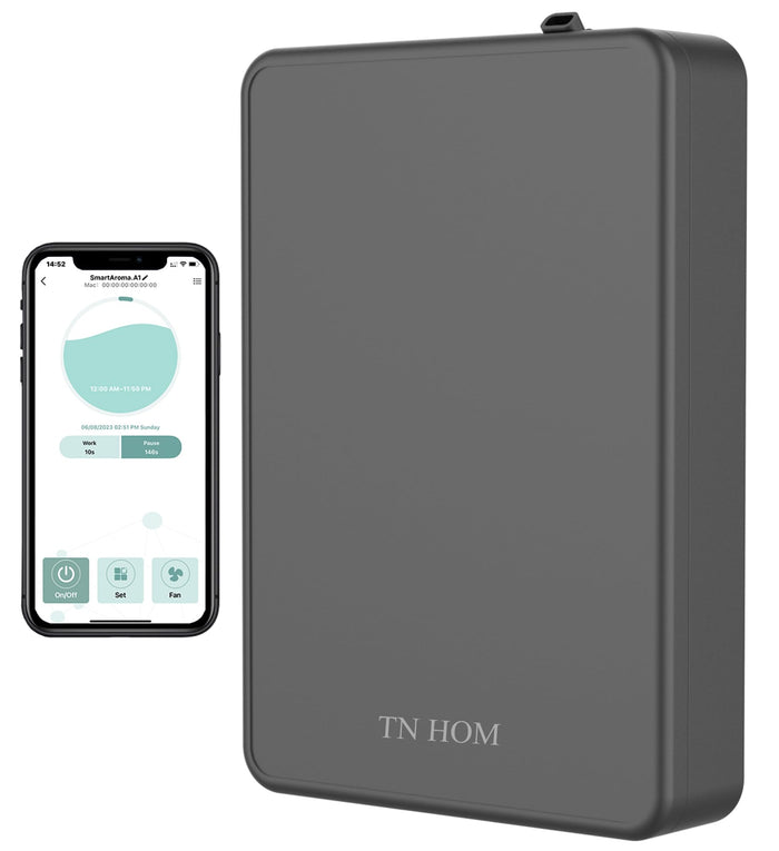 TN HOM Smart Bluetooth Scent Air Machine – Waterless Diffuser, 500ml, Large Room Coverage up to 1,450 Sq Ft