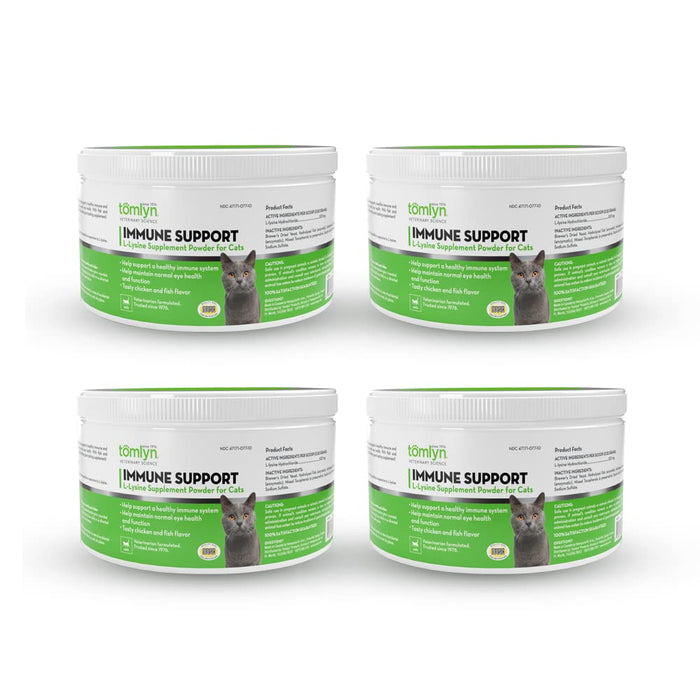 TOMLYN Immune Support Daily L-Lysine for Cats & Kittens — Fish Flavor, 4 Pack