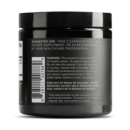 Toniiq Ultra High Purity Resveratrol Capsules - 98% Trans-Resveratrol | 180 Caps