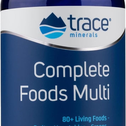 Trace Minerals Complete Foods Multi – Daily Multivitamin with Ionic Trace Minerals (240 Tabs)