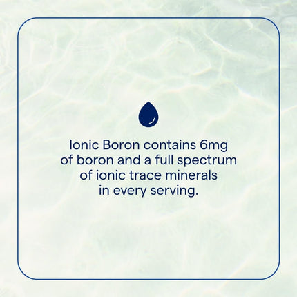 Trace Minerals Ionic Boron — Liquid Boron for Bone & Muscle Support (2 oz, 2 Pack)