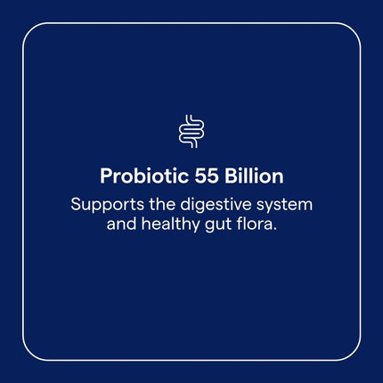 Trace Minerals Probiotic 55 Billion – High-Potency, Delayed-Release, Gluten-Free (30 Servings)