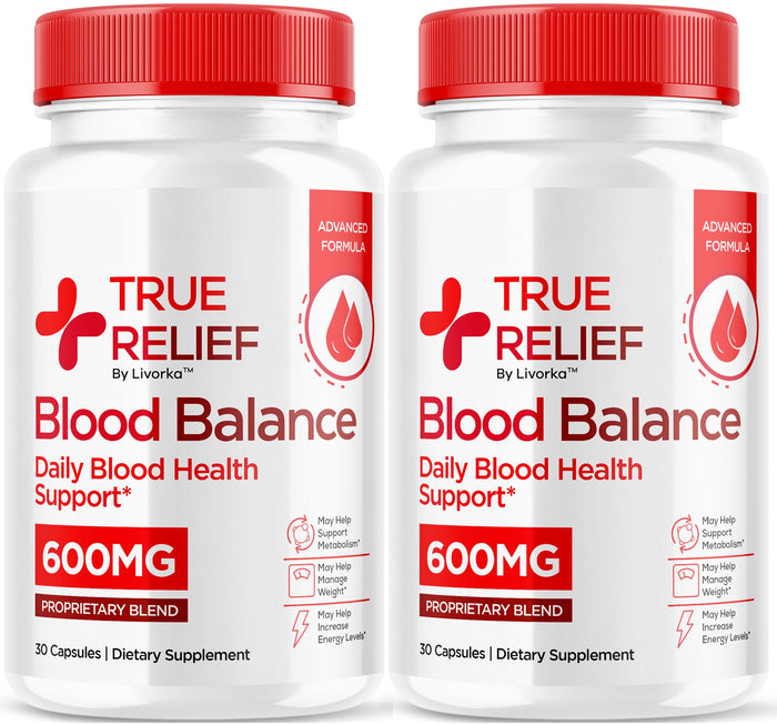 (2 Pack) True Relief Capsules – Official True Relief Supplement for Balance Support, All Natural Formula, 60 Capsules